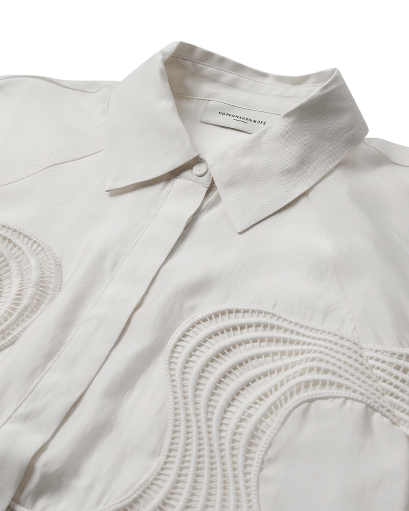 CMMOLLY - SHIRT IN OFF-WHITE