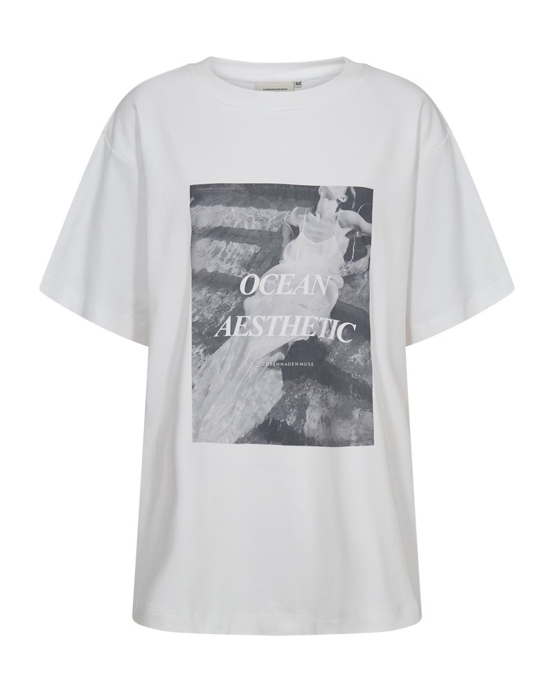 Cmmuse - t -shirt in wit