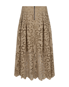 Cmlanly - rok met veters in beige
