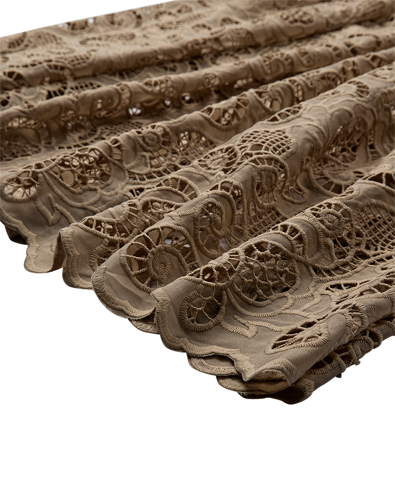 Cmlanly - rok met veters in beige
