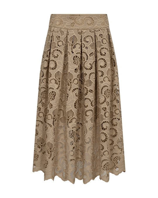 Cmlanly - rok met veters in beige