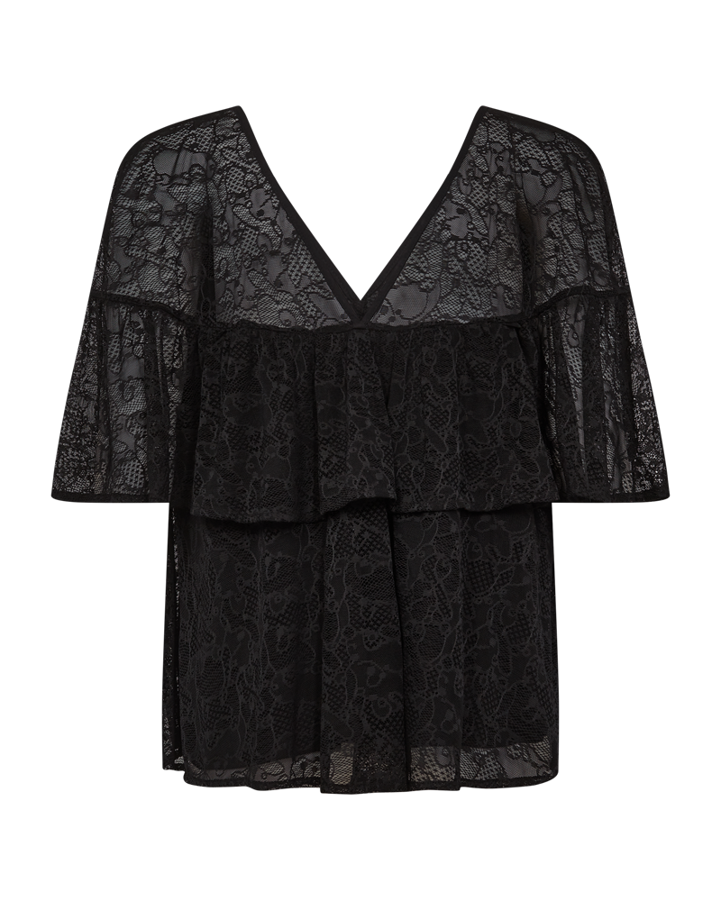 CMEA - Lace Blouse in zwart