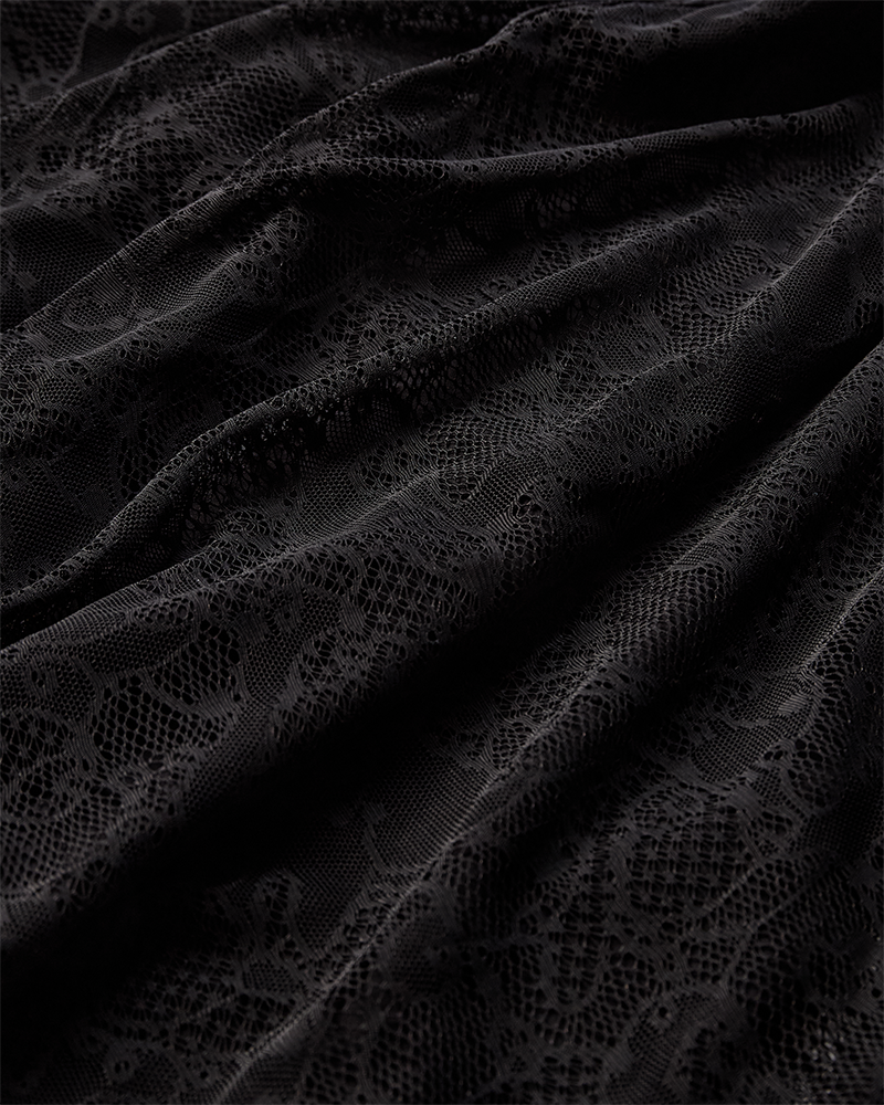 CMEA - Lace Blouse in zwart