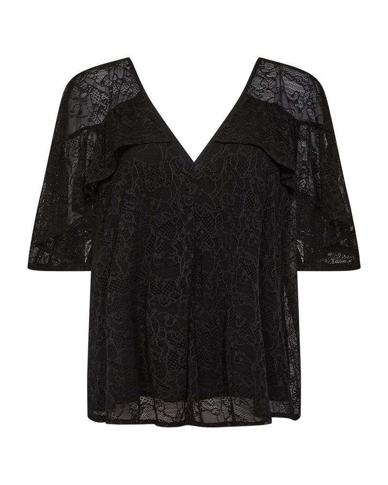 CMEA - Lace Blouse in zwart