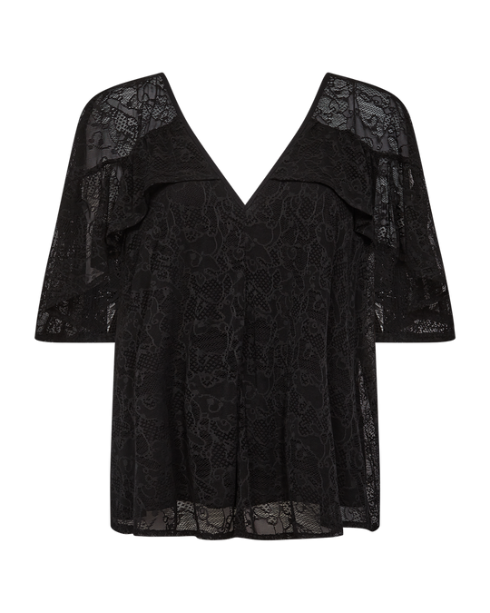 CMEA - Lace Blouse in zwart