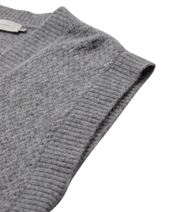 Cmibra - gebreide vest in grijs