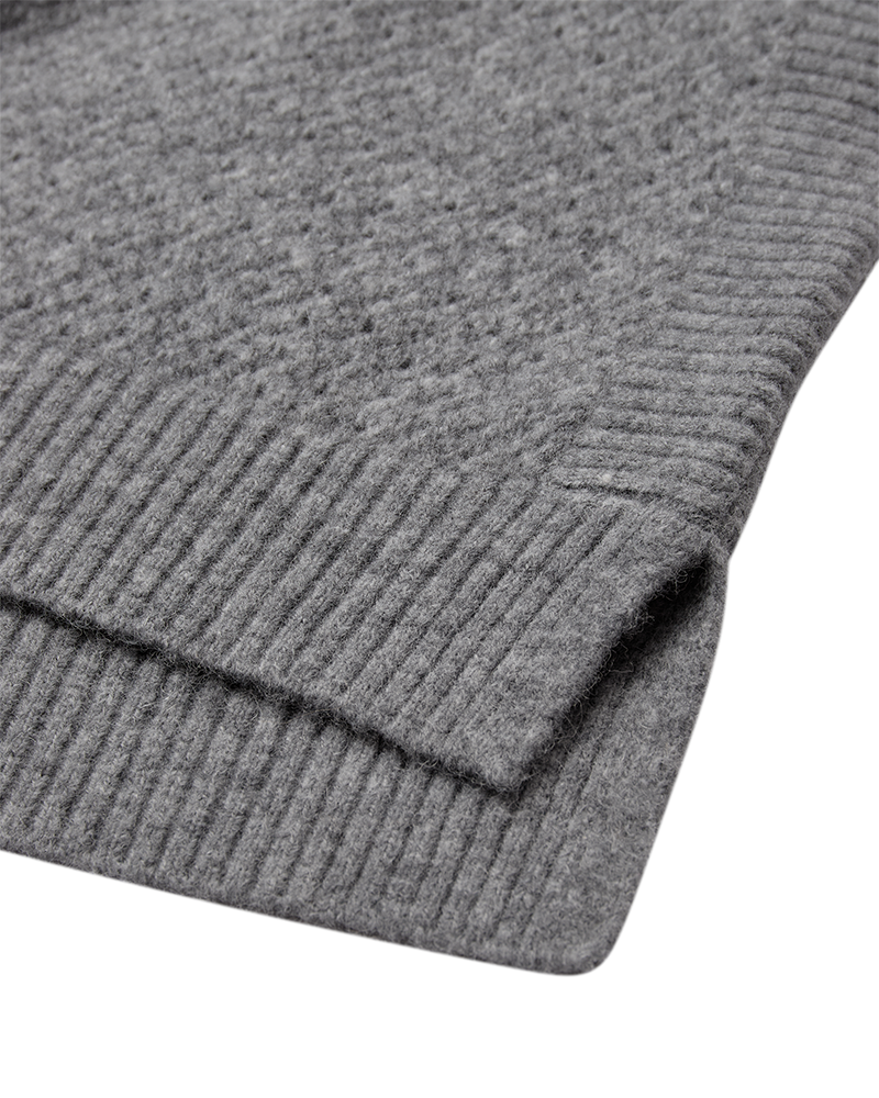 Cmibra - gebreide vest in grijs