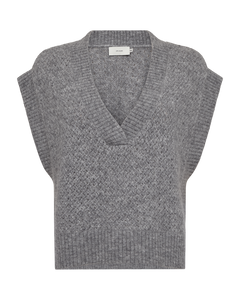 Cmibra - gebreide vest in grijs