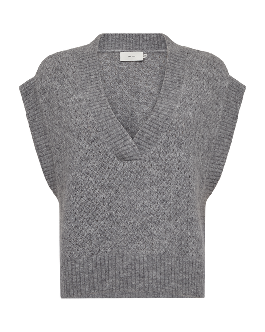 Cmibra - gebreide vest in grijs