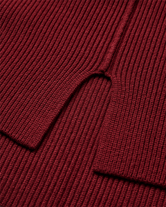 Cmcolin - geribbelde pullover in rood