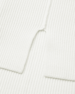 Cmcolin - geribbelde pullover in off -wit