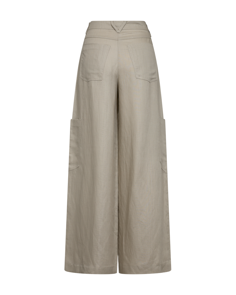 Cmnatuli - linnen broek in beige