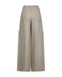 Cmnatuli - linnen broek in beige
