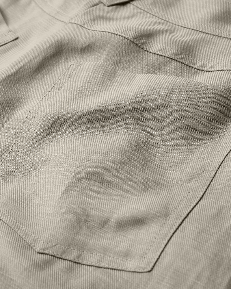 Cmnatuli - linnen broek in beige