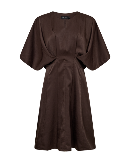 CMVIANNA - DRESS IN BROWN
