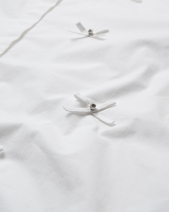 CMVATAN - SHIRT WITH BOWS IN WHITE