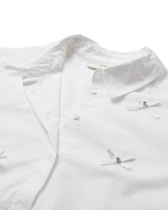 CMVATAN - SHIRT WITH BOWS IN WHITE