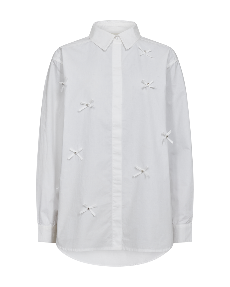 CMVATAN - SHIRT WITH BOWS IN WHITE