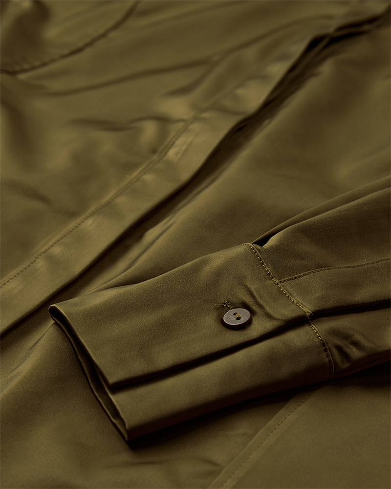 Cmtino - shirt in kaki groen