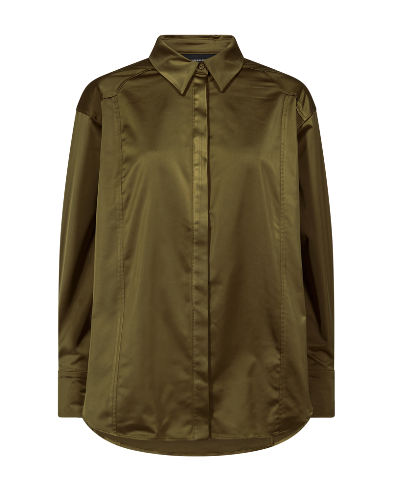 Cmtino - shirt in kaki groen