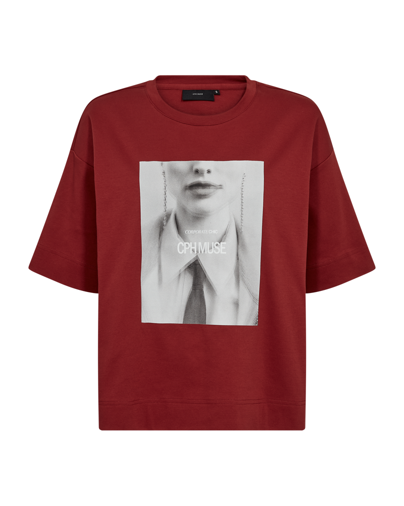 CMMUSE - T-SHIRT IN RED