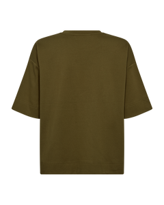 CMMUSE - T-SHIRT IN KHAKI GREEN