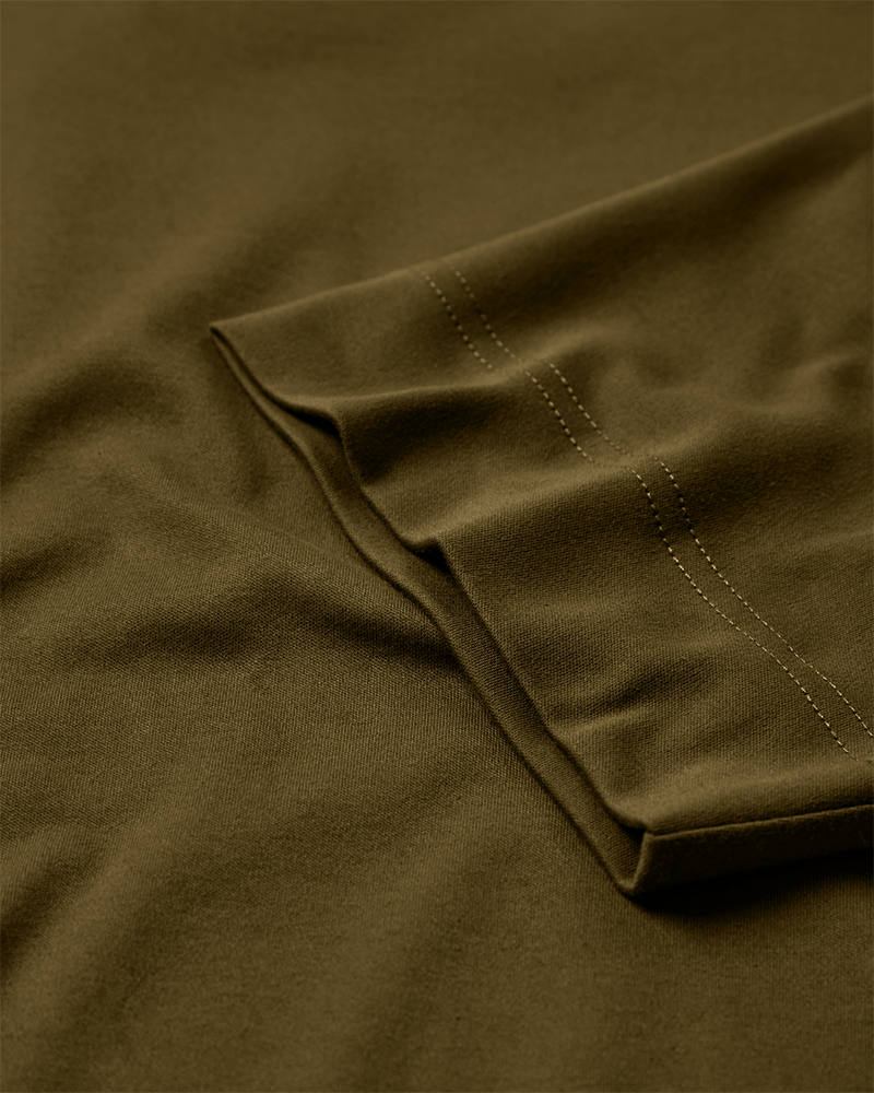 CMMUSE - T-SHIRT IN KHAKI GREEN