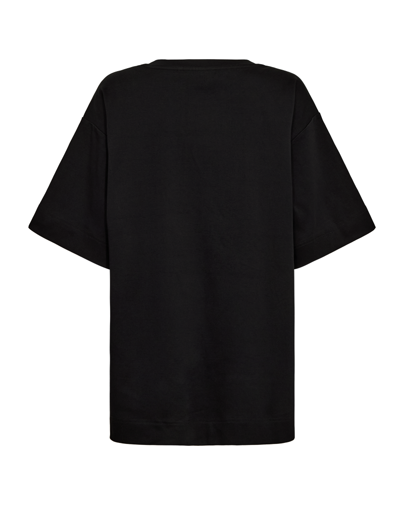 CMMUSE - T-SHIRT WITH PRINT IN BLACK