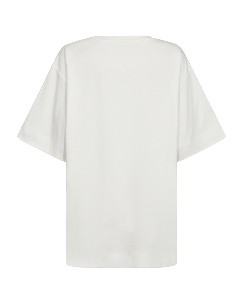CMMUSE - T-SHIRT WITH PRINT IN OFF-WHITE