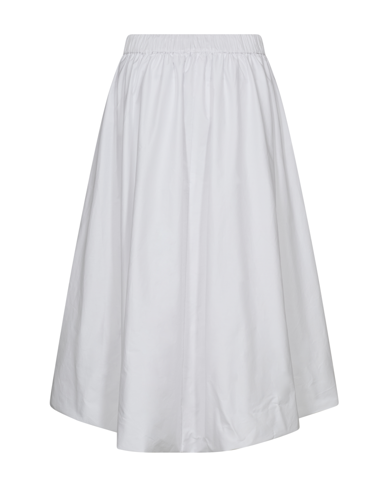 Cmshirley - Ballonrok met kralen in het wit