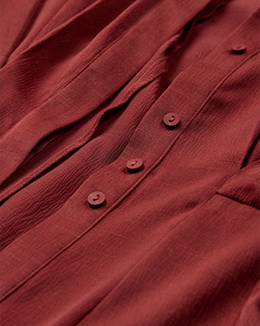 Cmvianna - jurk in rood