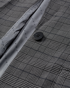 CMTailor - Blazer gecontroleerd in zwart en blauw