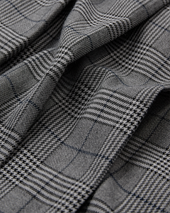 CMTailor - Gecontroleerde rok met plooien in zwart en blauw