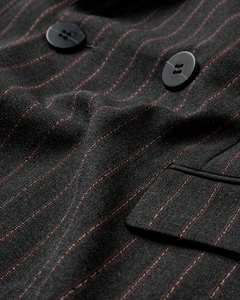 CMTailor - blazer met dubbele borsten in zwart en rood