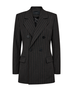 CMTailor - blazer met dubbele borsten in zwart en rood