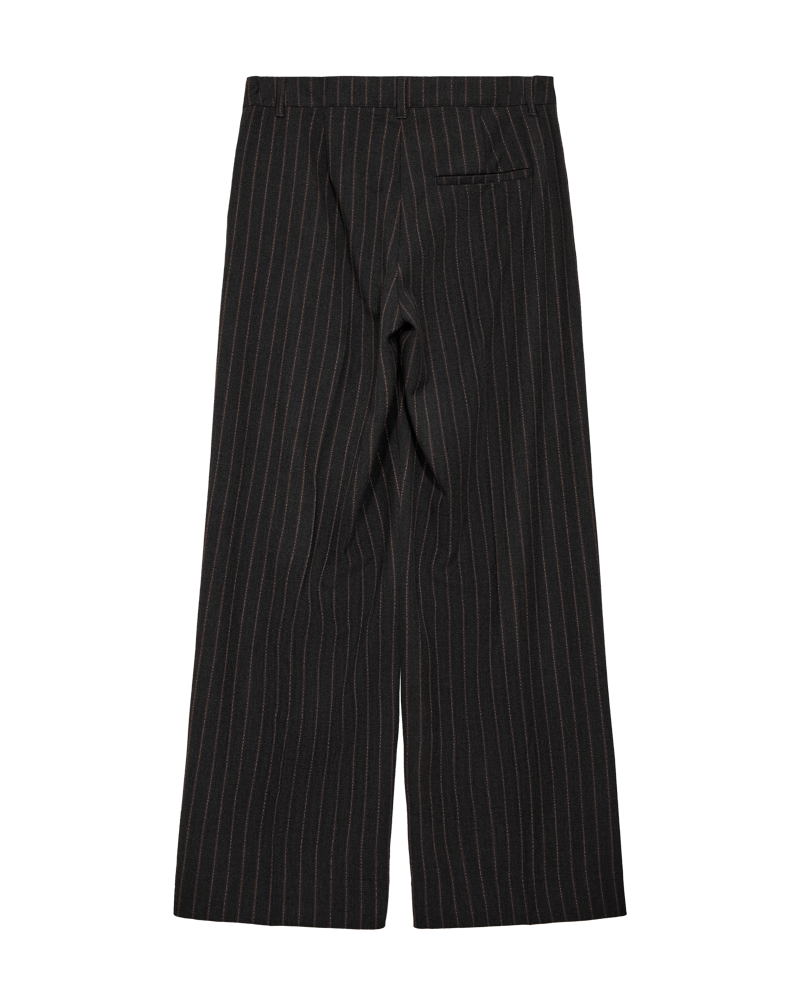 CMTAILOR - Broek met hoge taille in zwart en rood