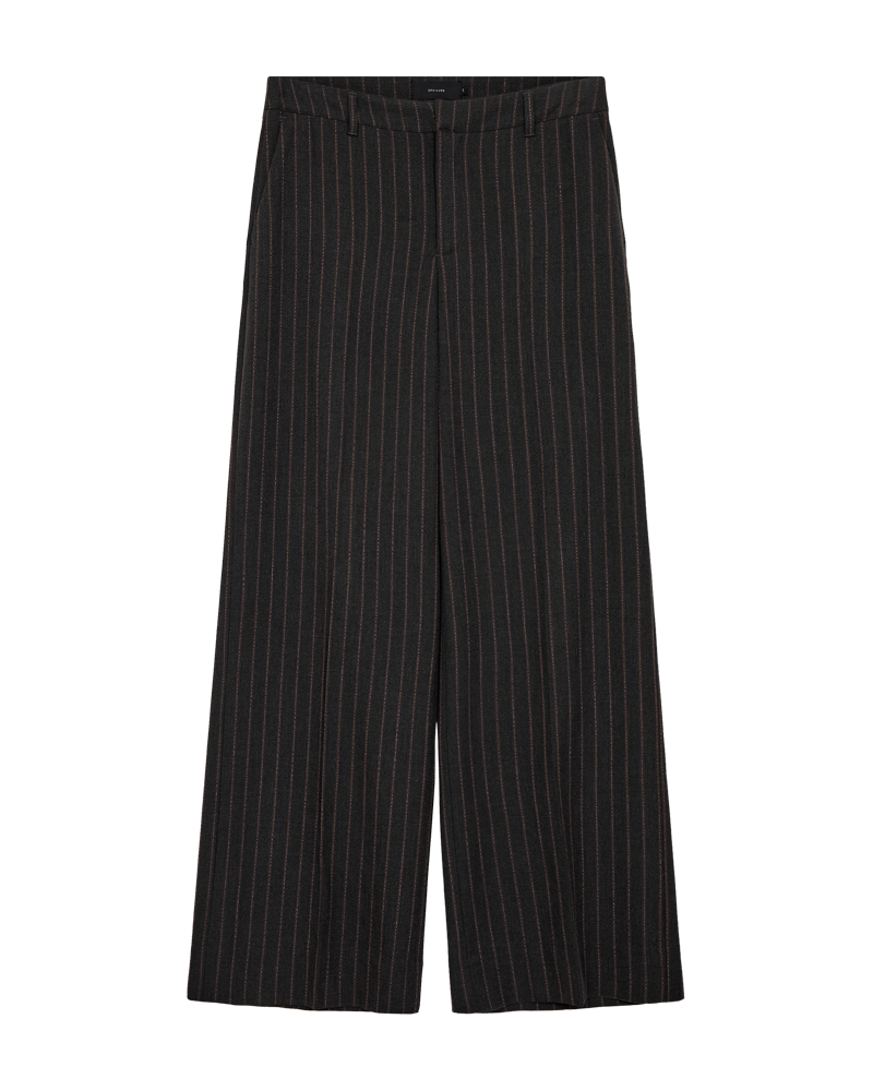 CMTAILOR - Broek met hoge taille in zwart en rood