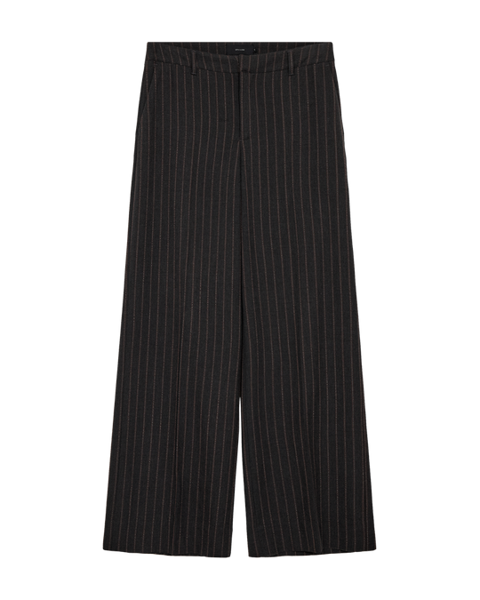 CMTAILOR - HIGH-WAISTED PANTS IN BLACK AND RED
