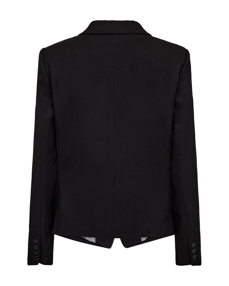 CMTAILOR - DOUBLE BREASTED SHORT BLAZER IN BLACK