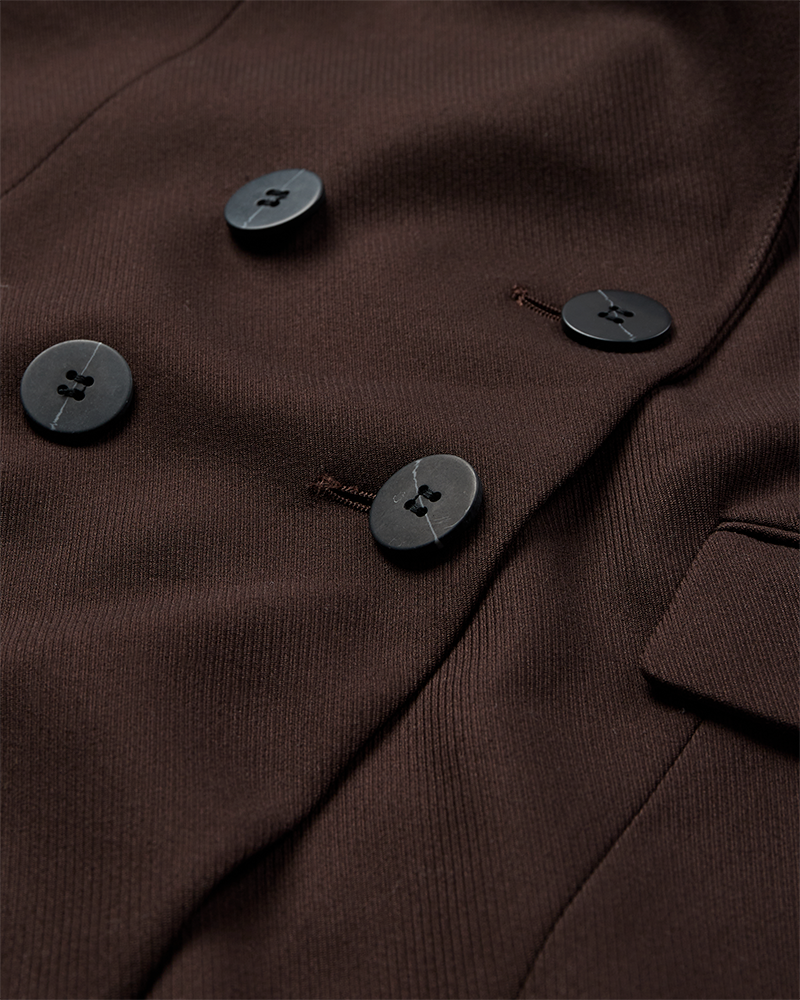 CMTAILOR - BLAZER IN BROWN