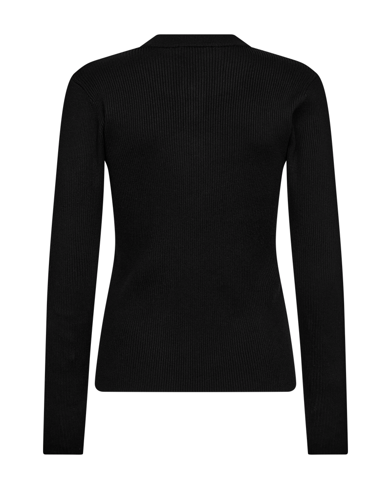 Cmvera - pullover met knoppen in het zwart