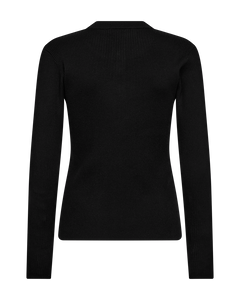 Cmvera - pullover met knoppen in het zwart