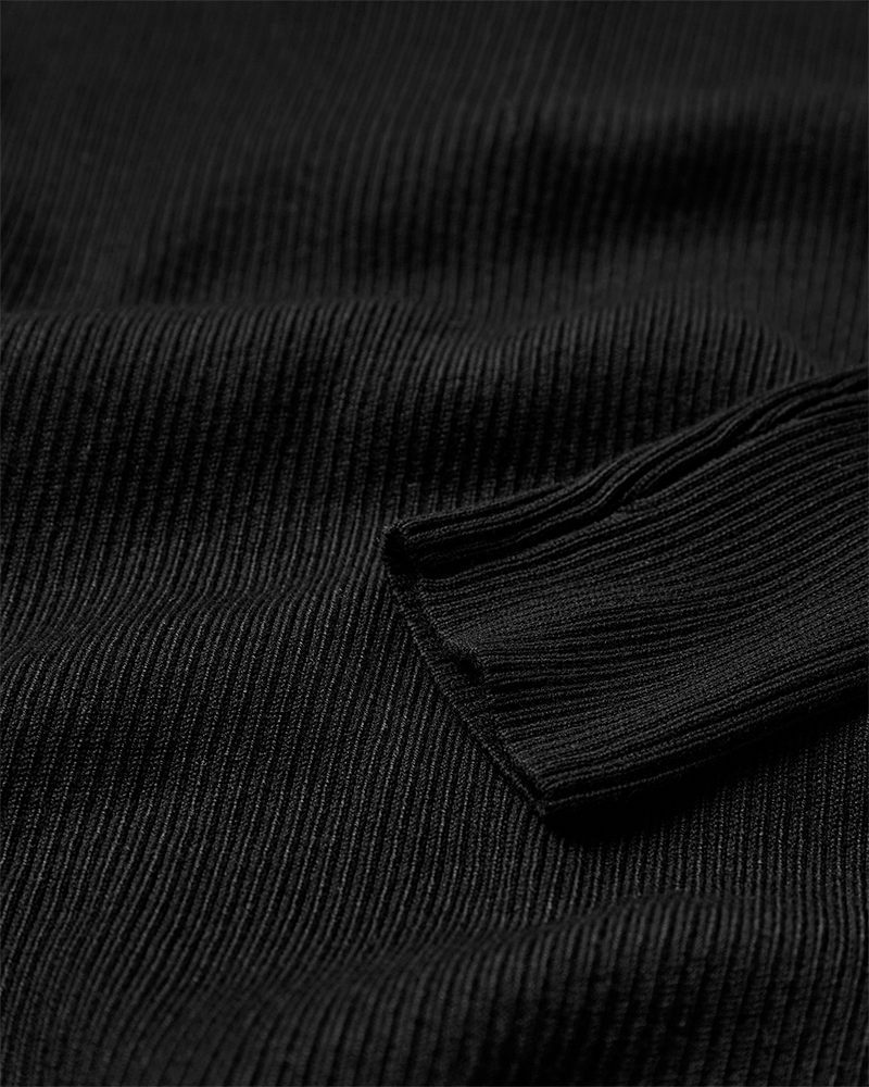 Cmvera - pullover met knoppen in het zwart