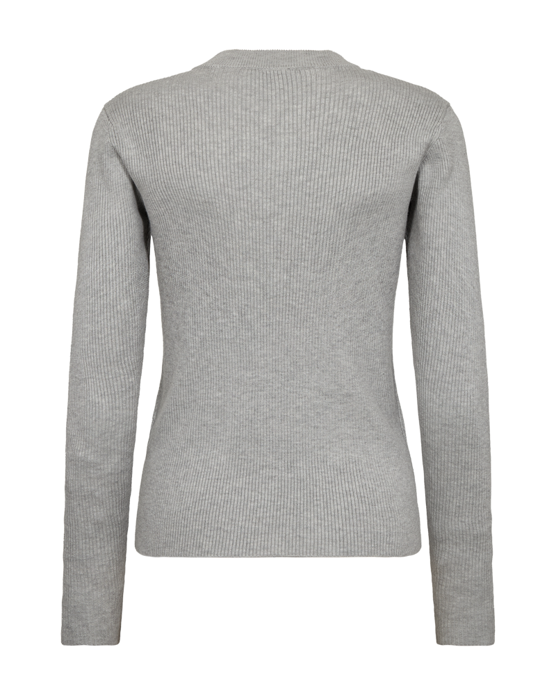 Cmvera - pullover met knoppen in grijs