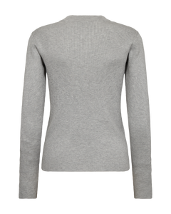 Cmvera - pullover met knoppen in grijs