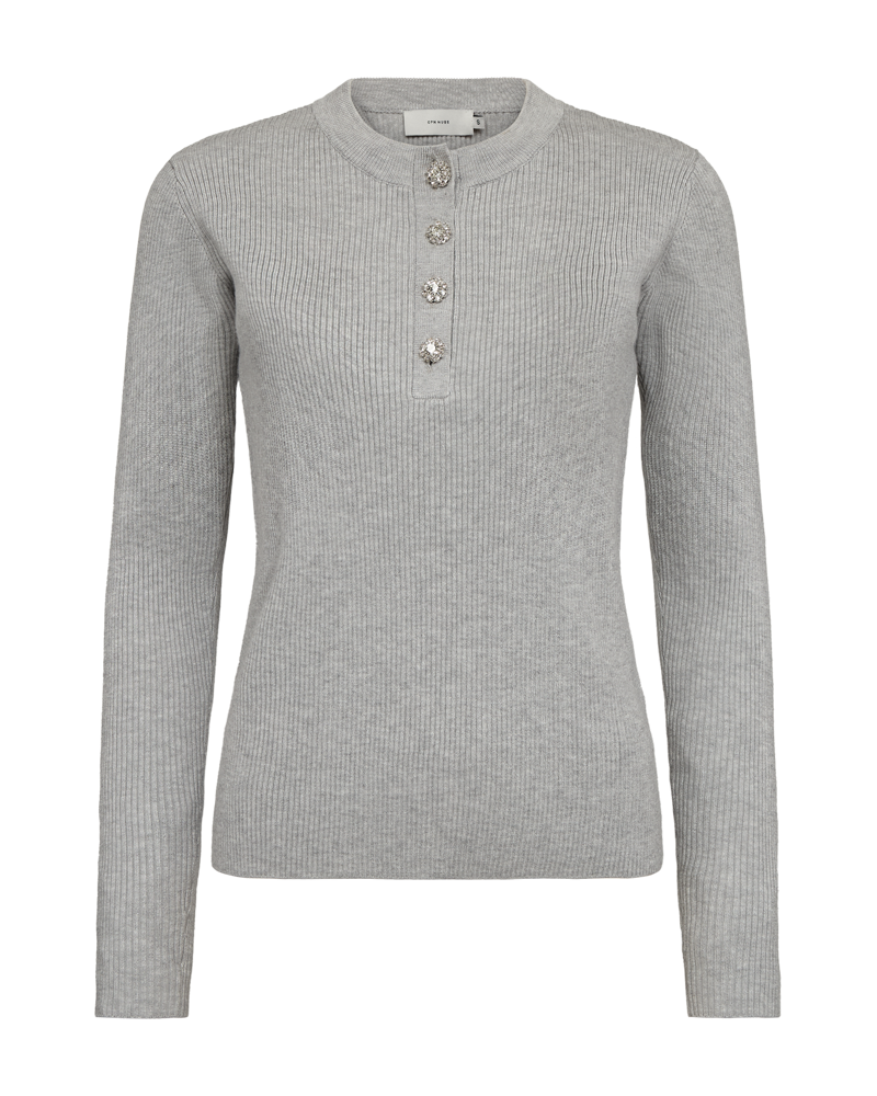 Cmvera - pullover met knoppen in grijs