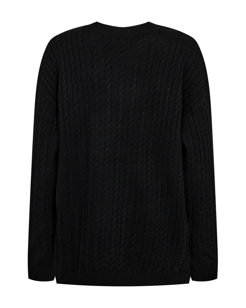 CMCASHA - Pullover met geborduurd logo -detail in het zwart