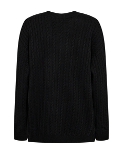 CMCASHA - Pullover met geborduurd logo -detail in het zwart