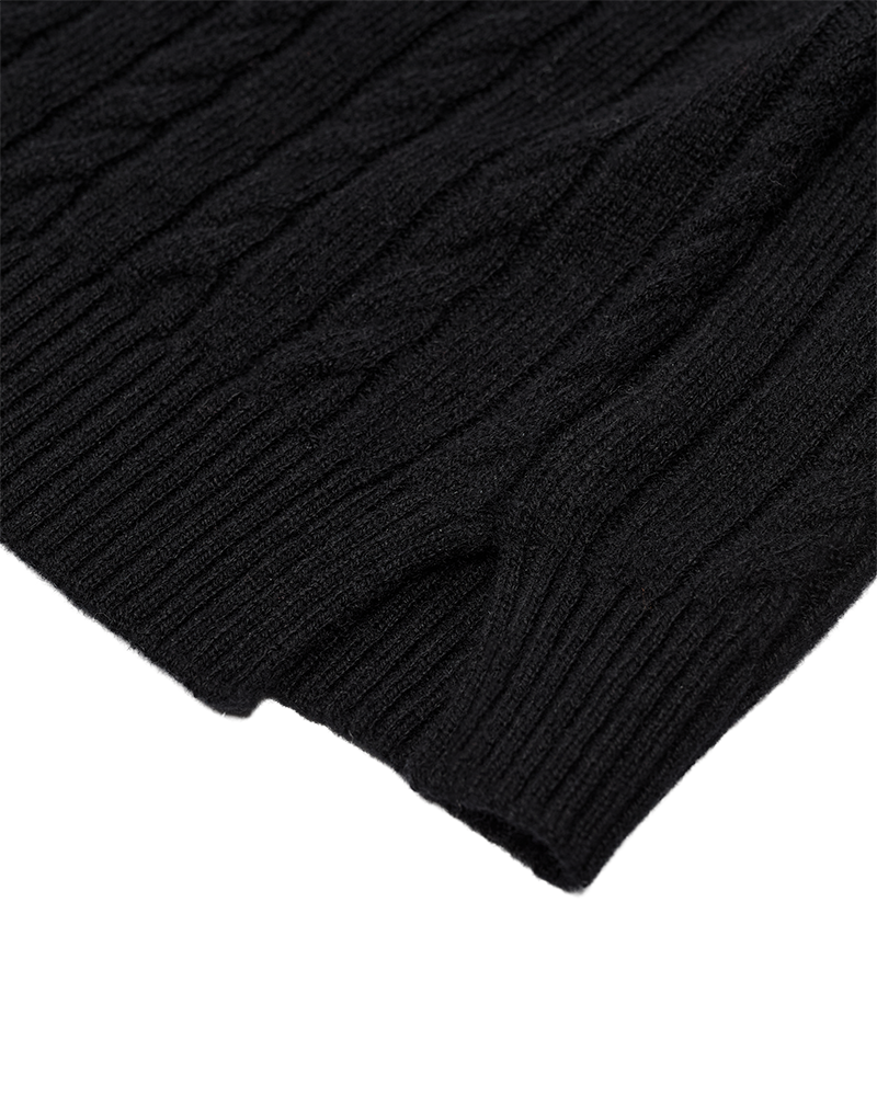 CMCASHA - Pullover met geborduurd logo -detail in het zwart