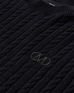 CMCASHA - Pullover met geborduurd logo -detail in het zwart